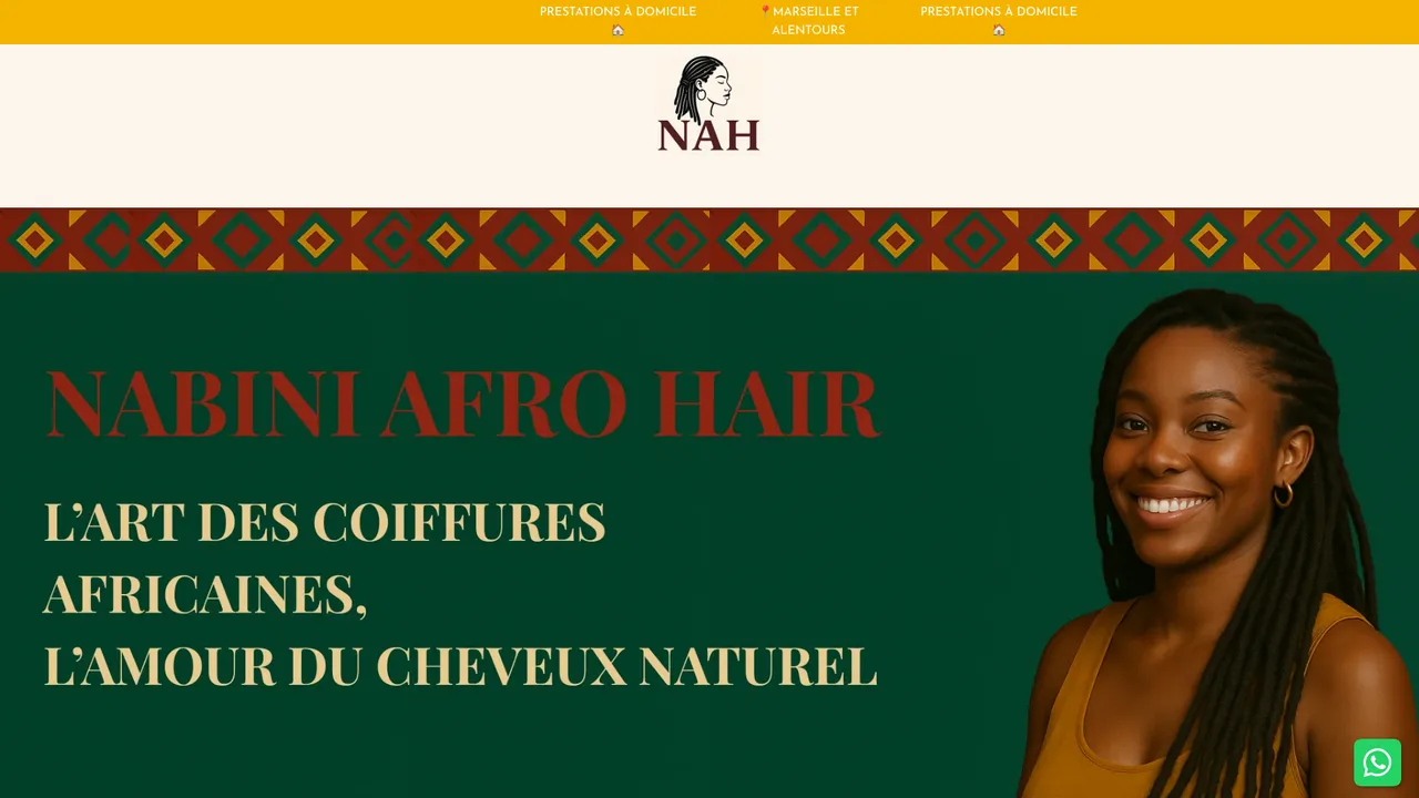Screenshot de Nabini Afro Hair