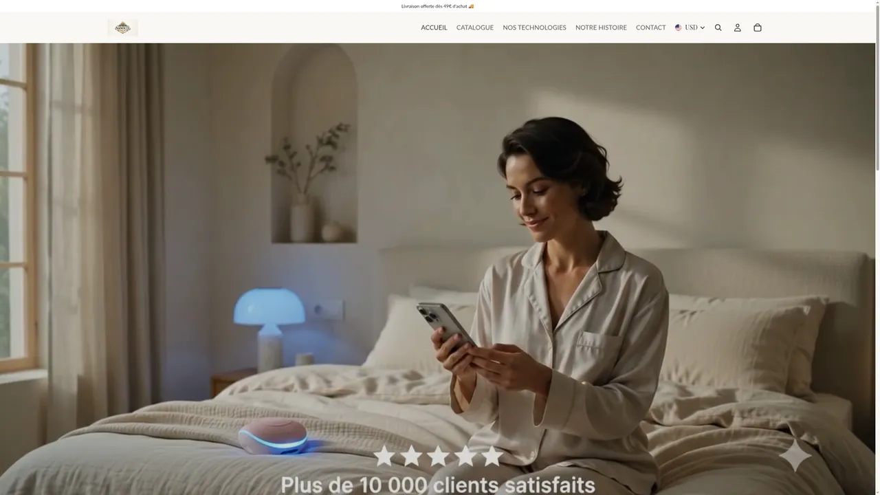 Screenshot de NANOUTE.COM