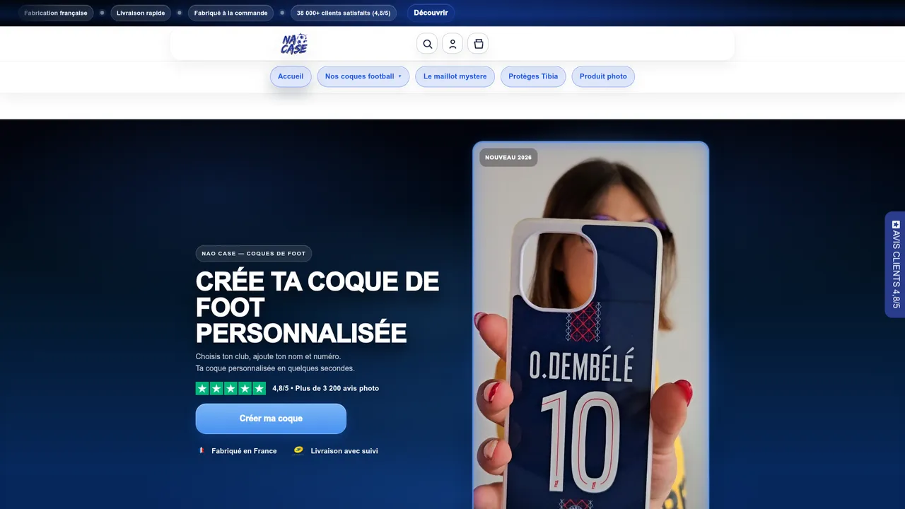 Screenshot de NAO CASE