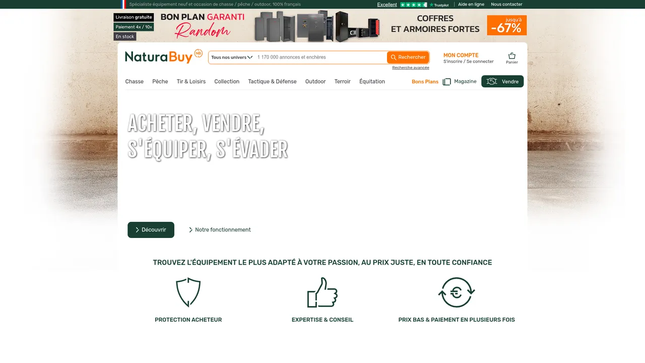 Screenshot de NaturaBuy