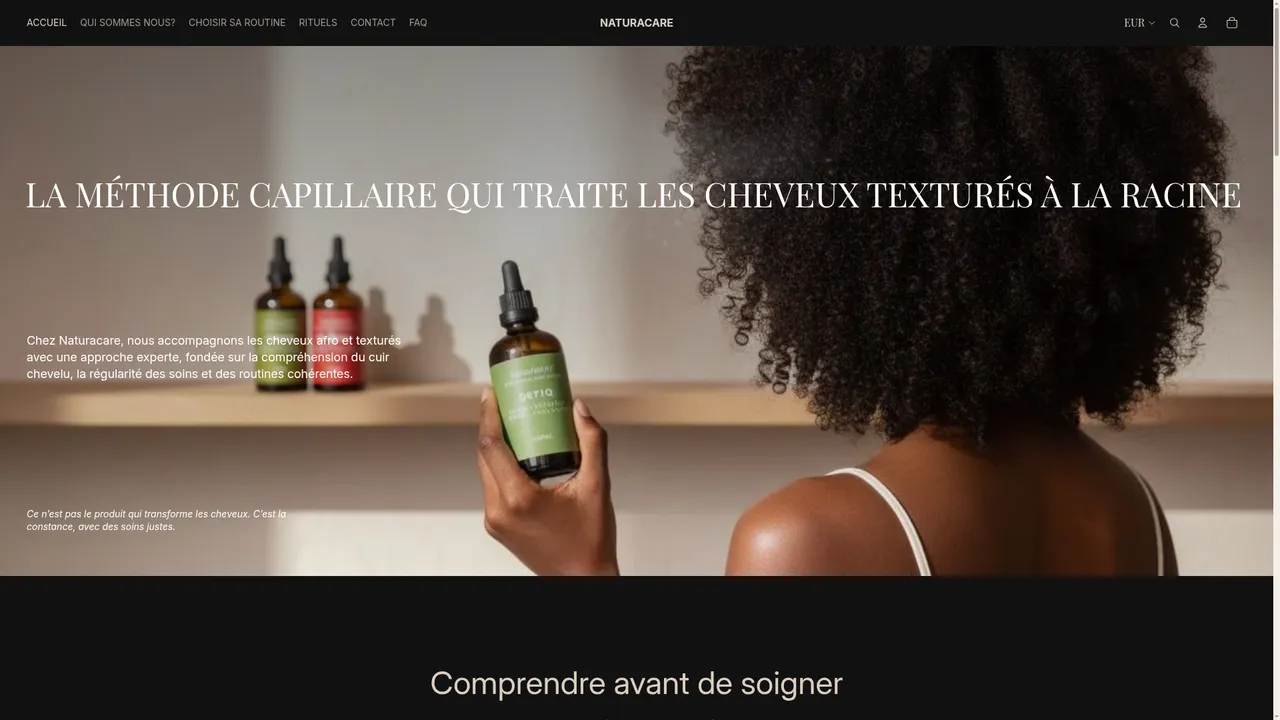 Screenshot de NATURACARE