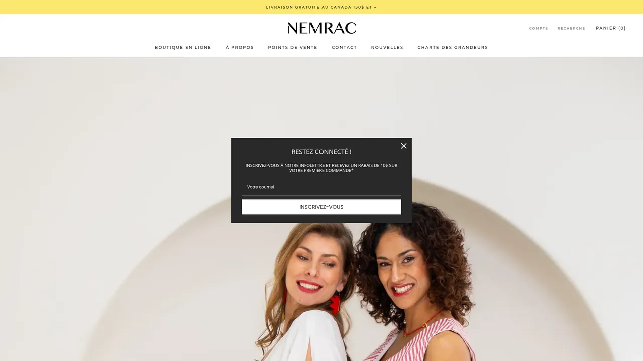 Screenshot de Nemrac Style Inc.