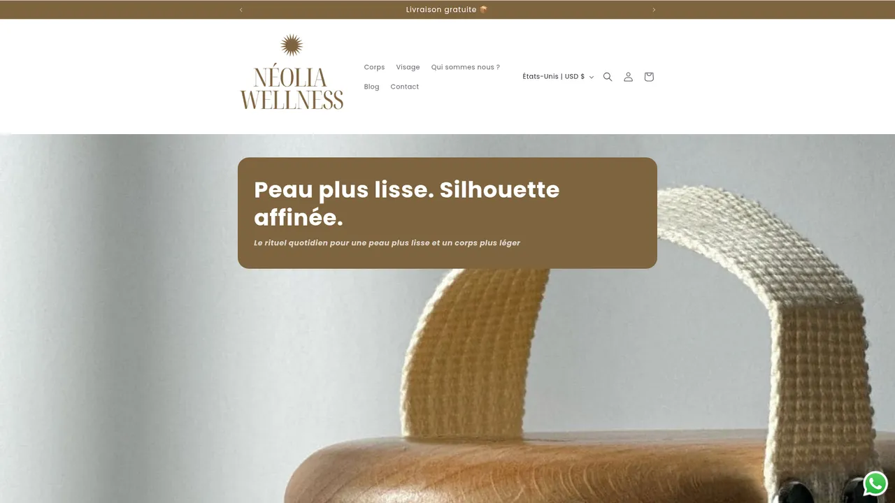 Aperçu du site Néolia