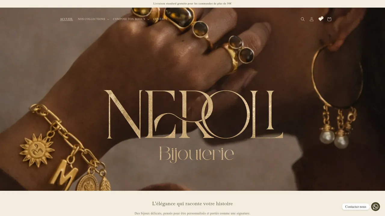Screenshot de Neroli bijouterie