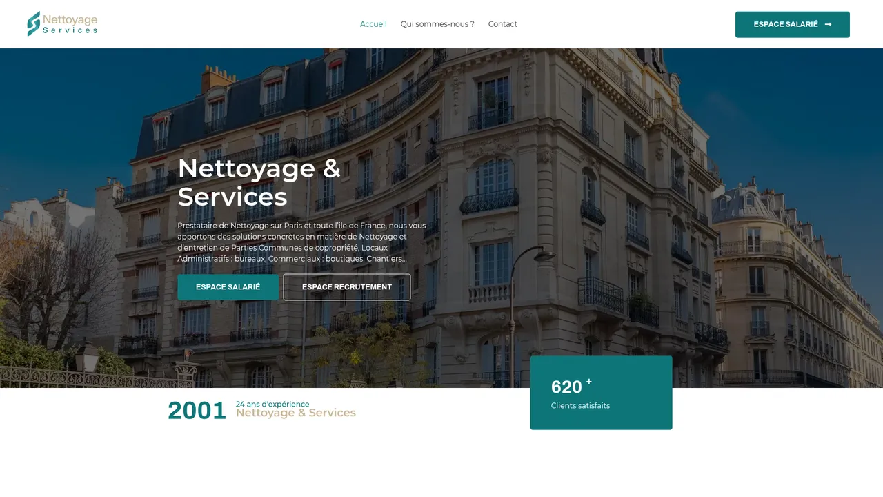 Screenshot de Nettoyage & Services