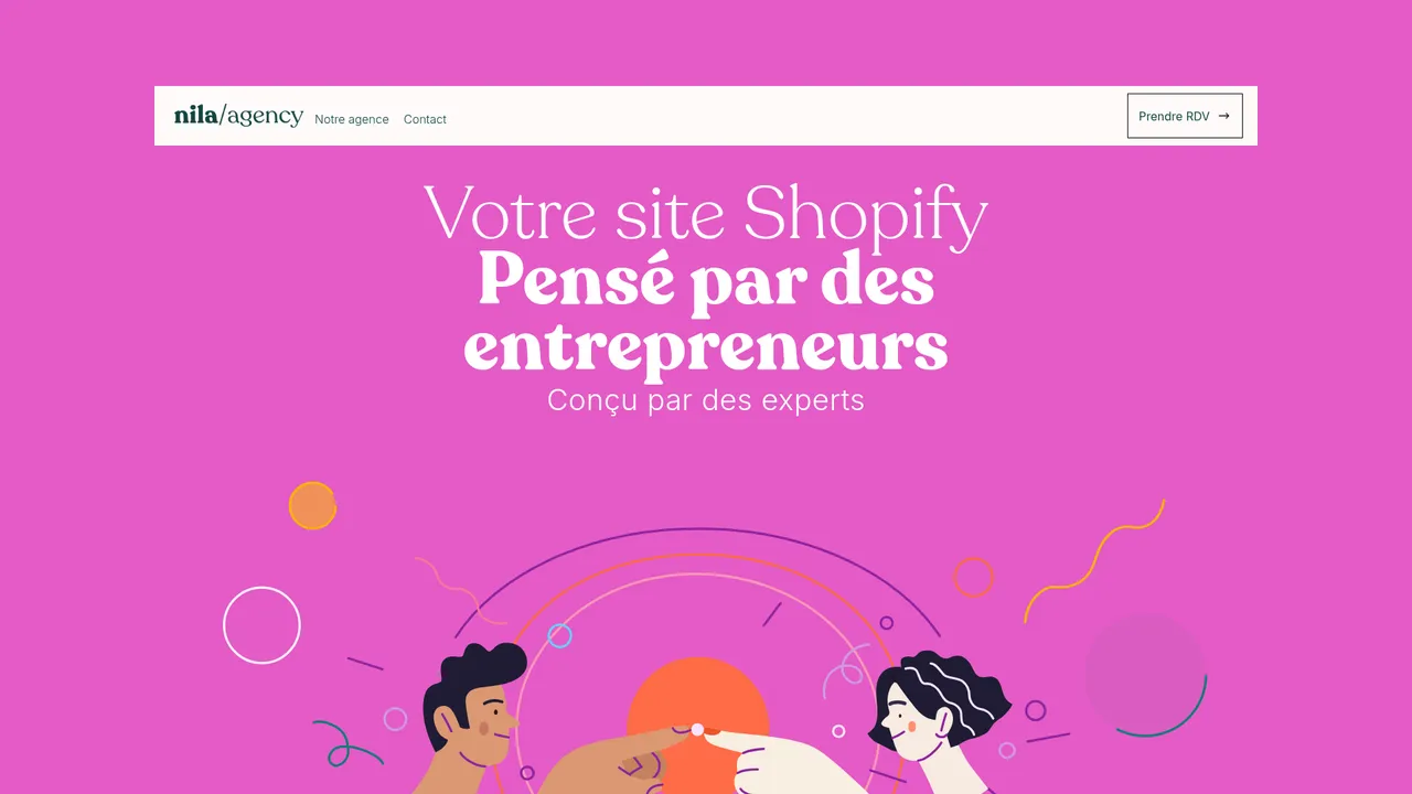 Screenshot de Nila Agency
