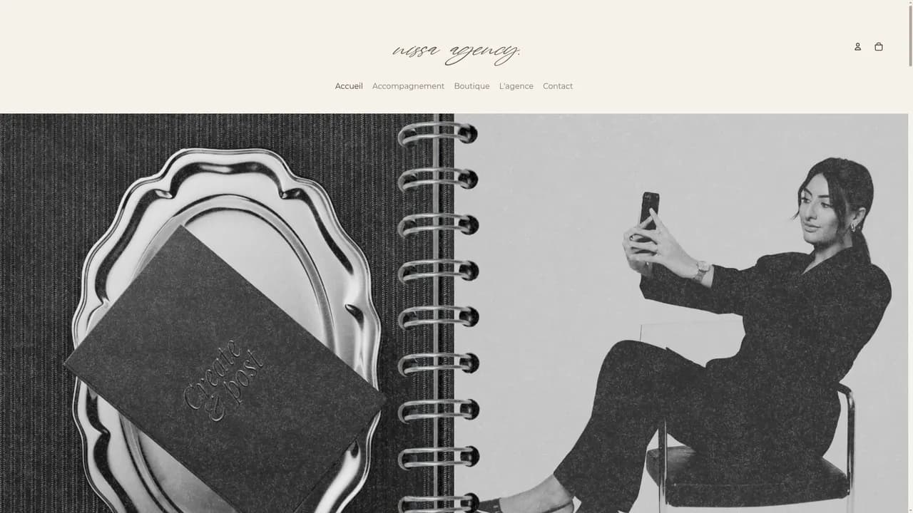 Screenshot de Nissa Agency