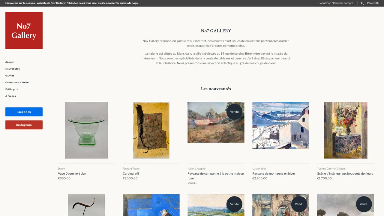 Screenshot de No7 Gallery