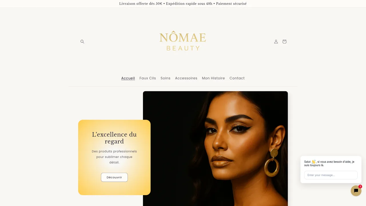 Screenshot de Nômae Beauty