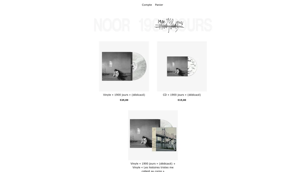 Screenshot de nooronlynoor.store