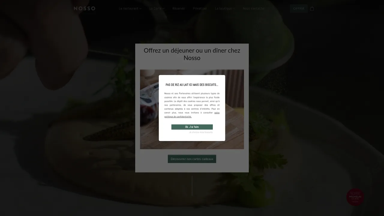 Screenshot de Nosso Restaurant