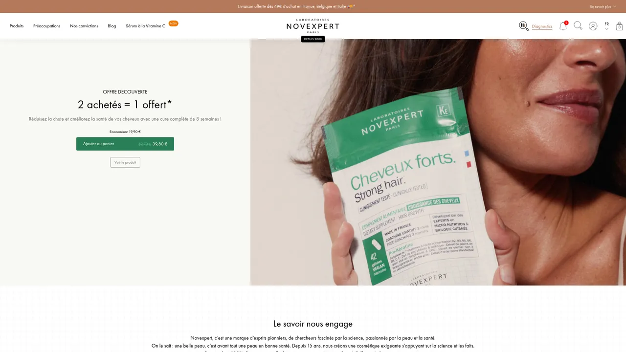 Screenshot de Novexpert