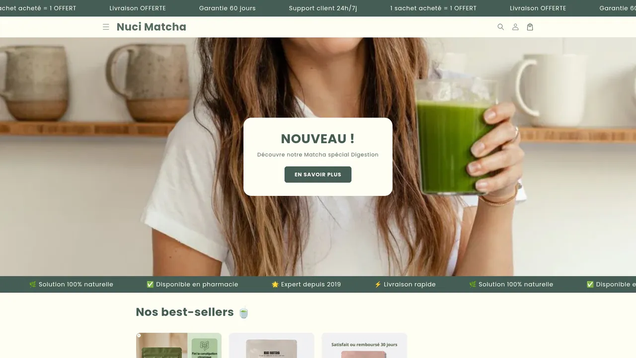 Screenshot de Nuci Matcha