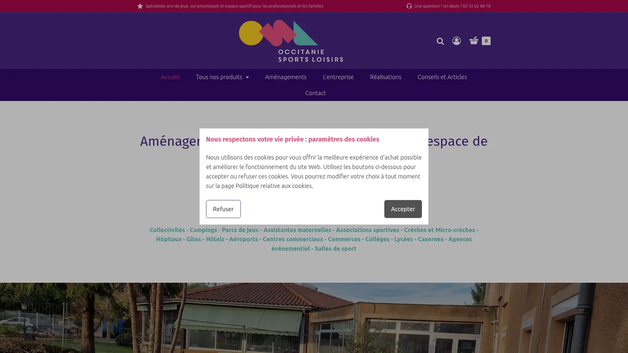 Screenshot de Occitanie Sports Loisirs