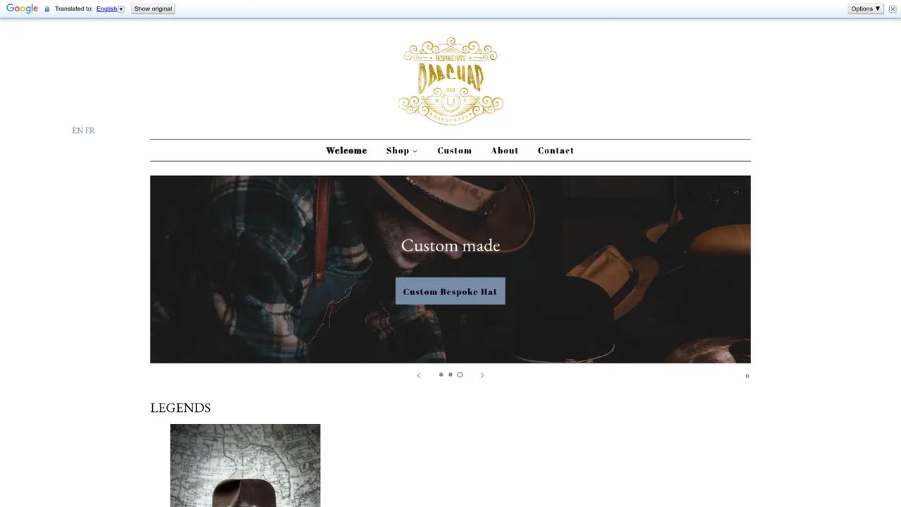 Screenshot de Oddchap Bespoke Hats