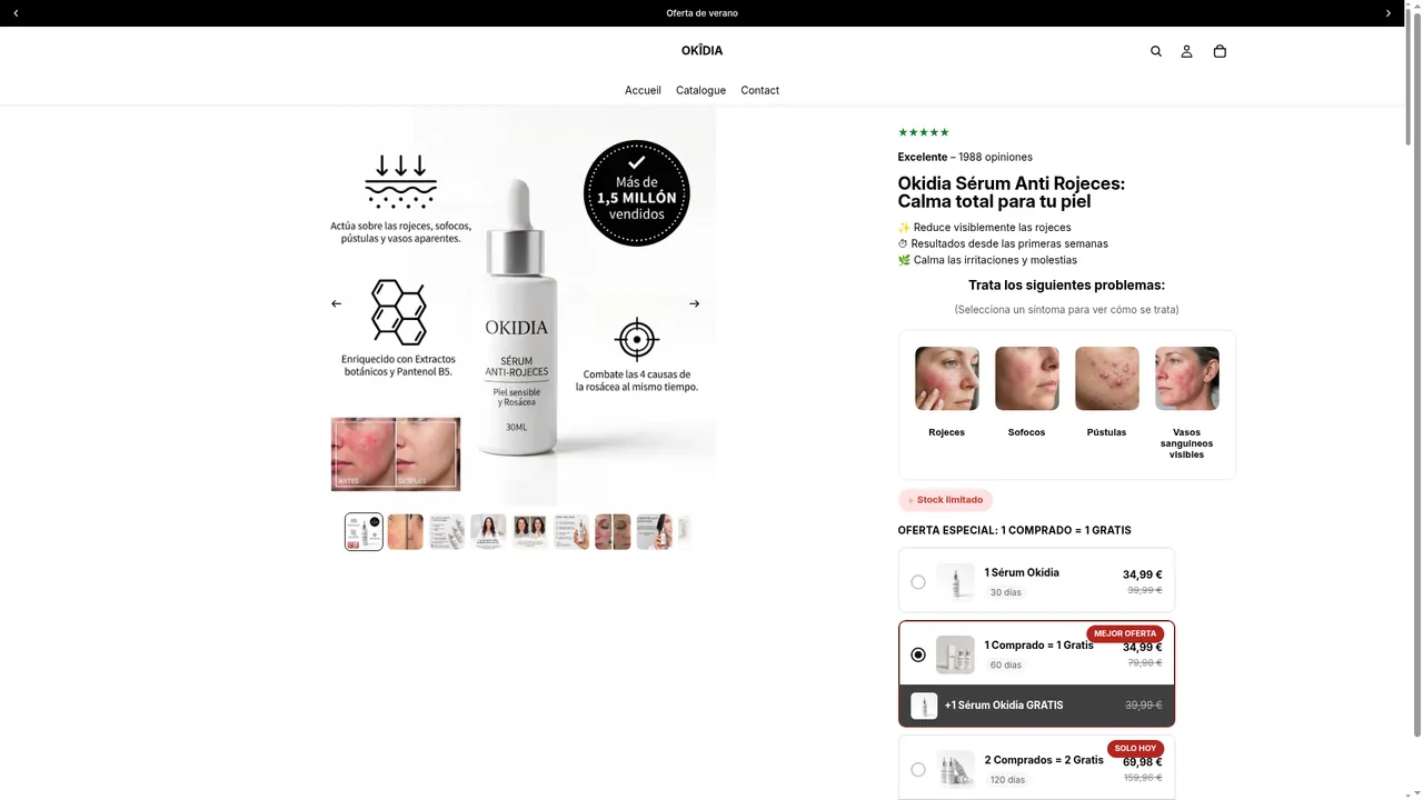 Screenshot de okidia.co
