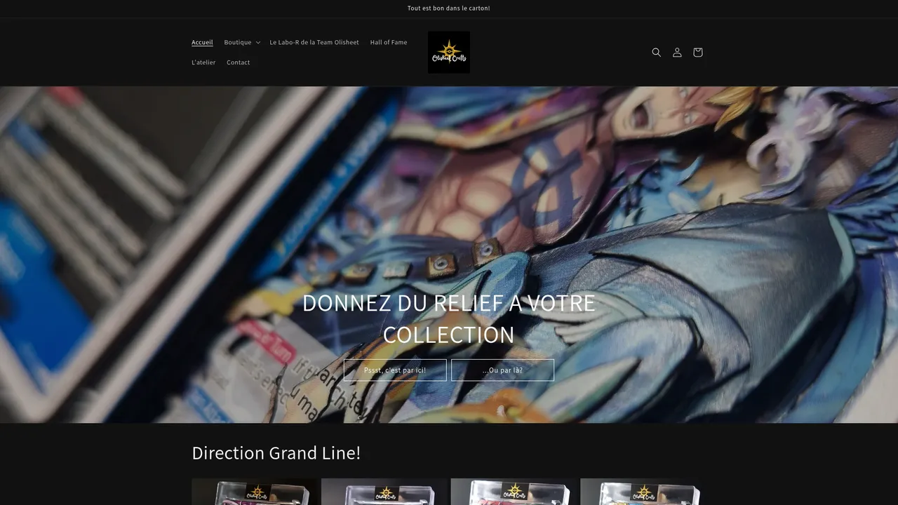 Screenshot de olisheetcrafts.com