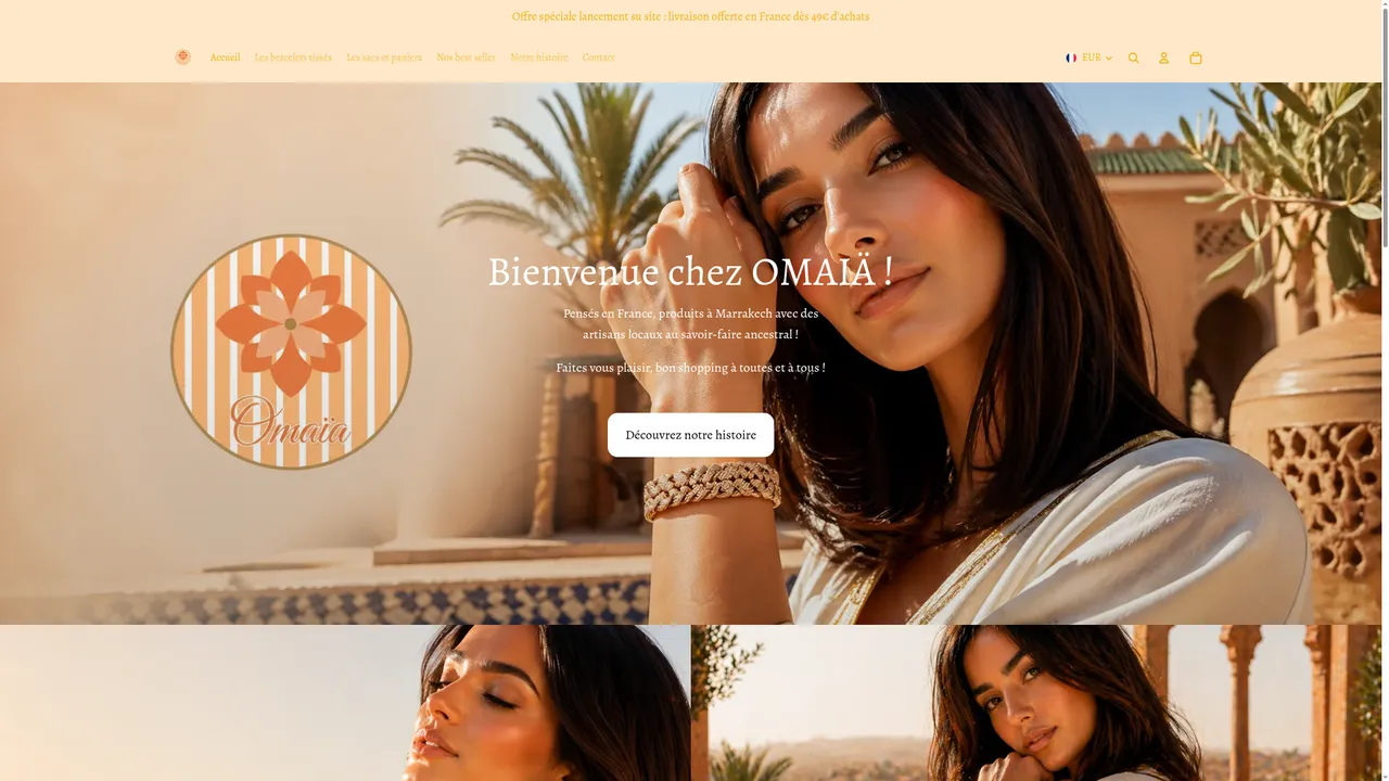 Aperçu du site OMAÏA