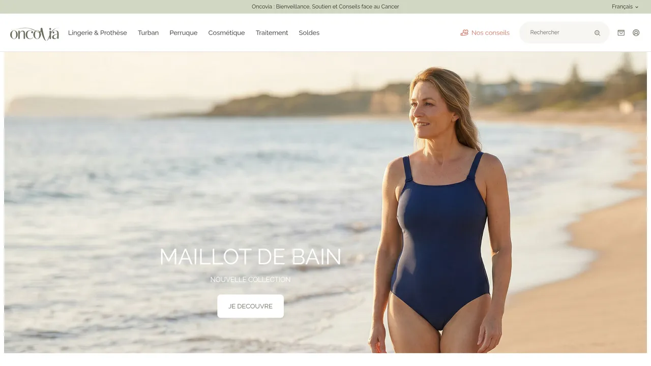 Aperçu du site Oncovia