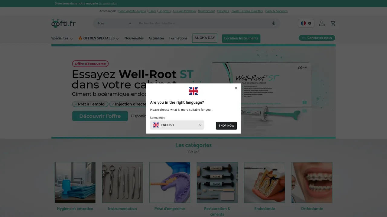 Screenshot de oofti.fr