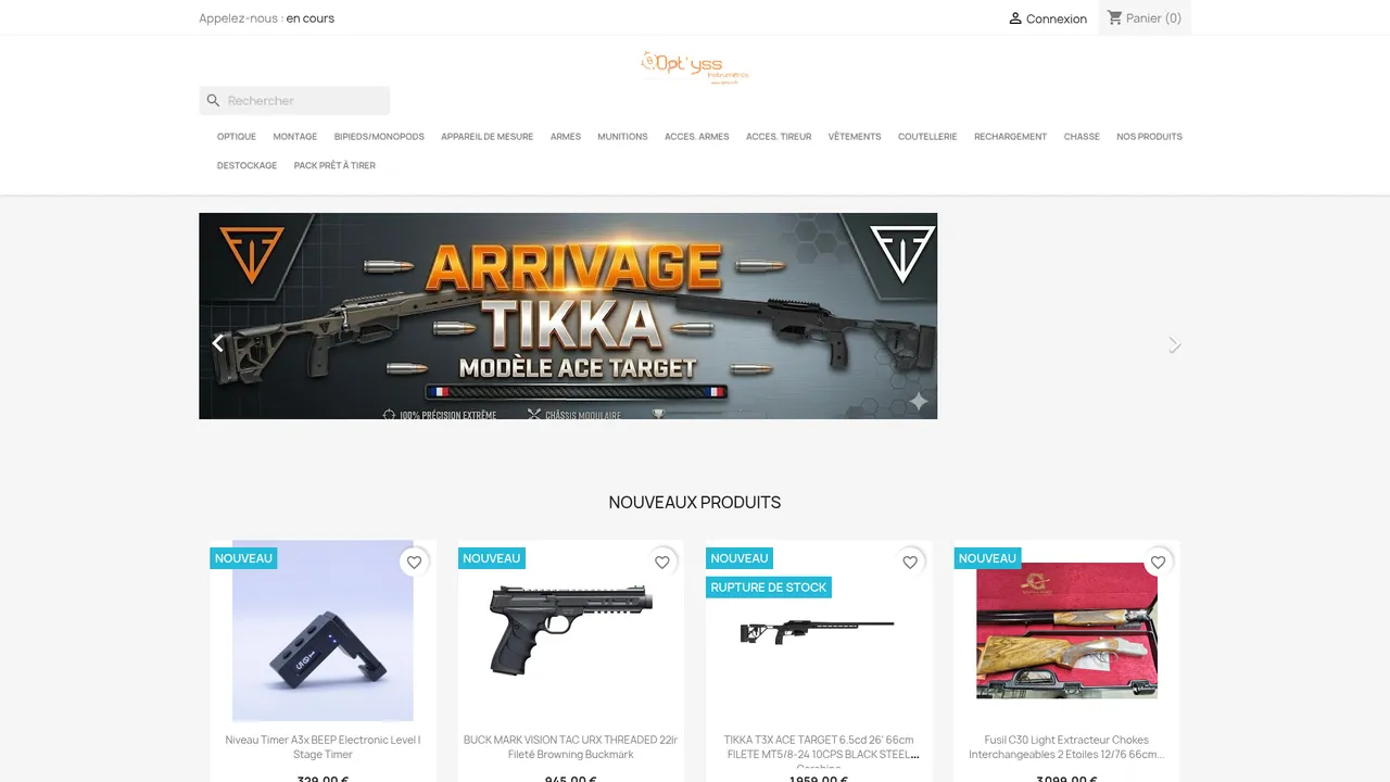Screenshot de Opt'yss instruments