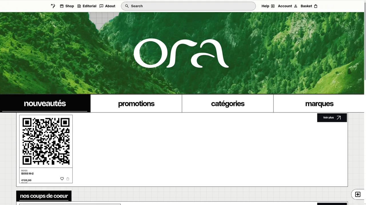 Screenshot de ora-sounds.com