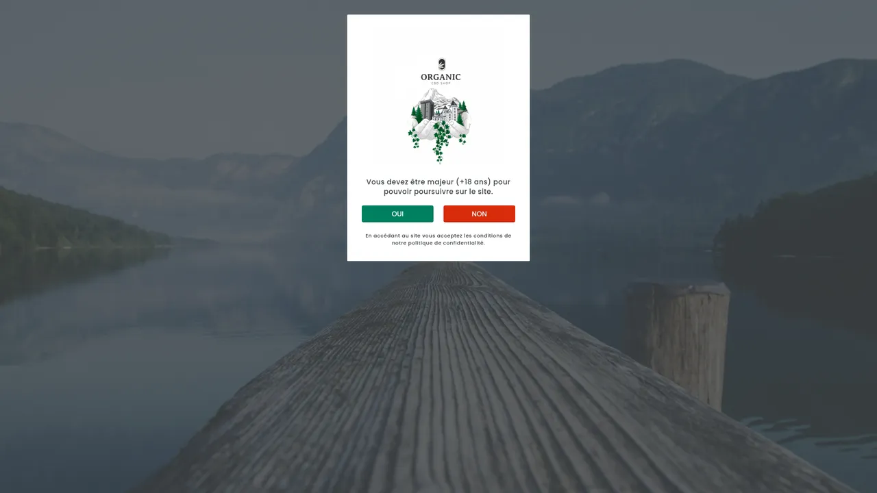 Screenshot de Organic CBD SHOP