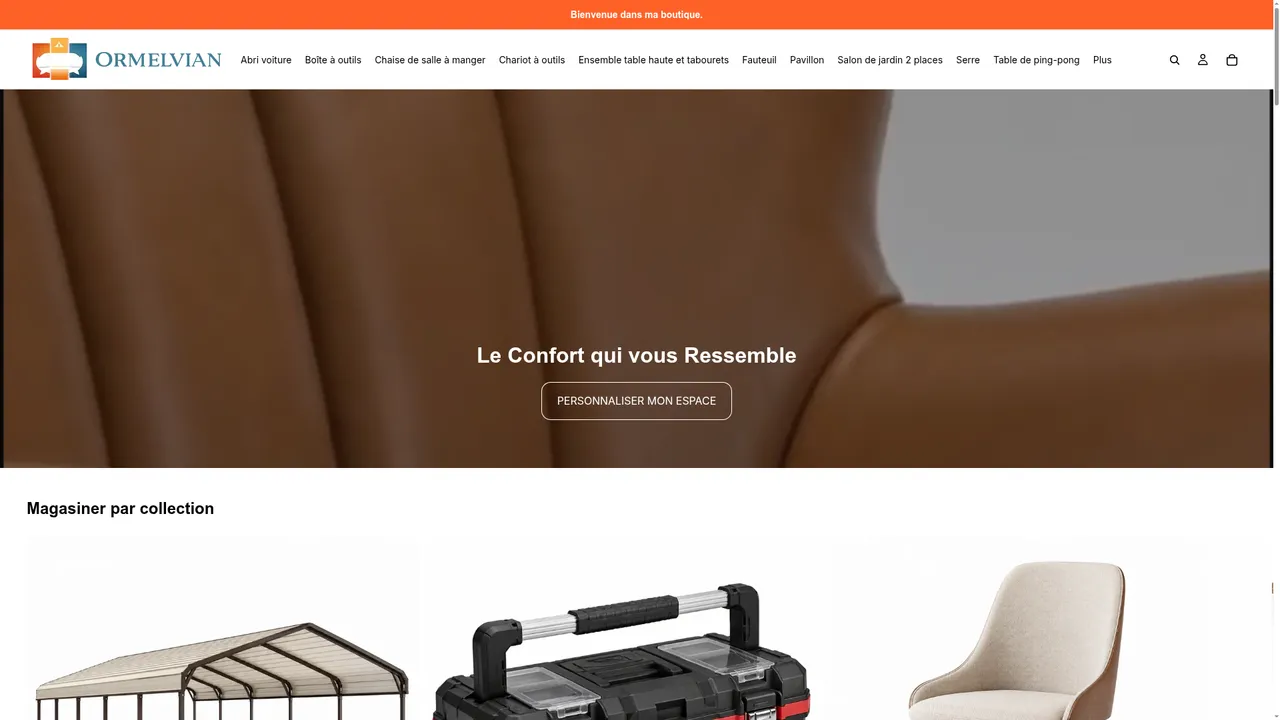 Screenshot de Ormelvian | Maison, jardin et équipements fonctionnels