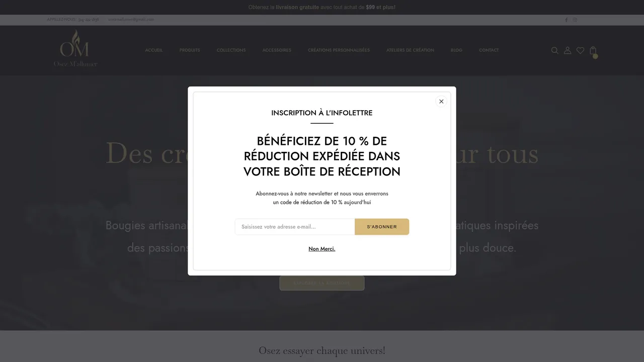 Screenshot de Osez m'allumer