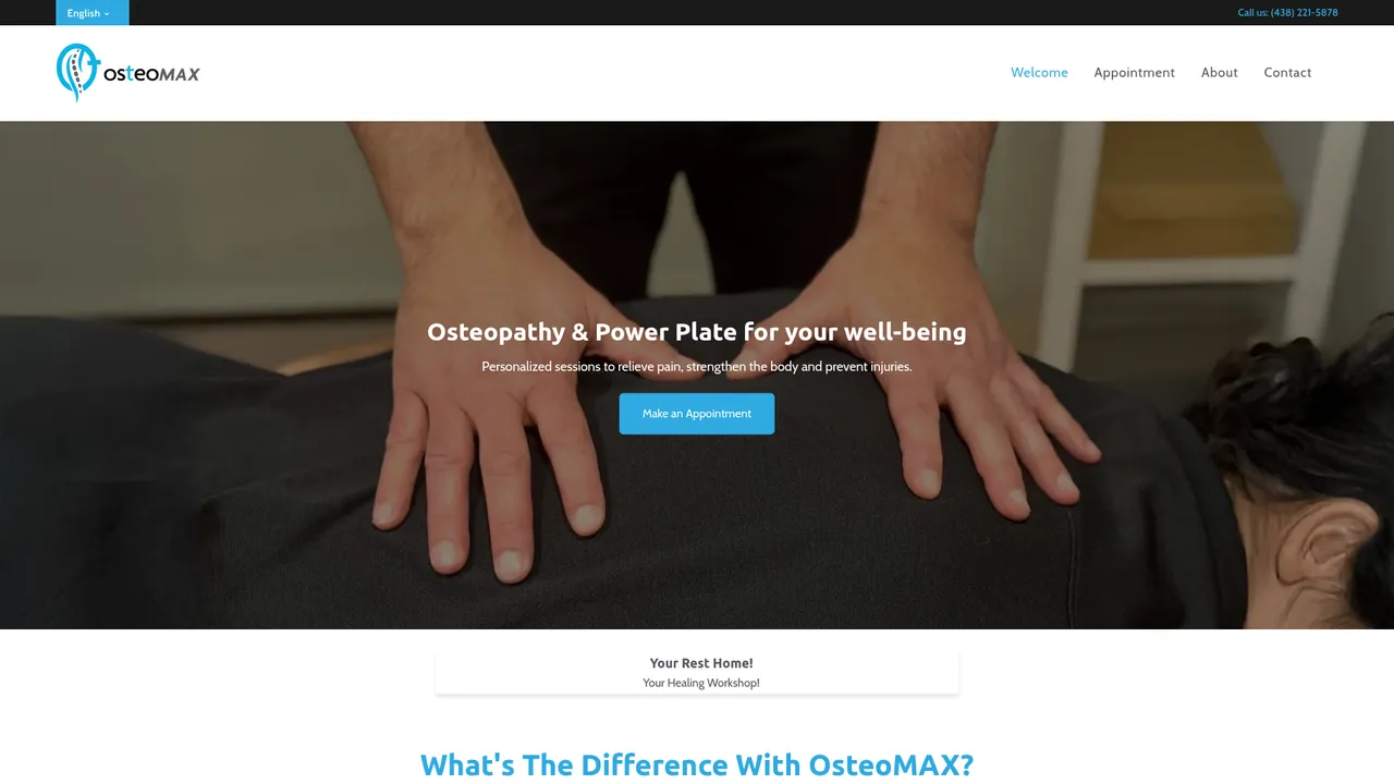 Screenshot de Osteomax