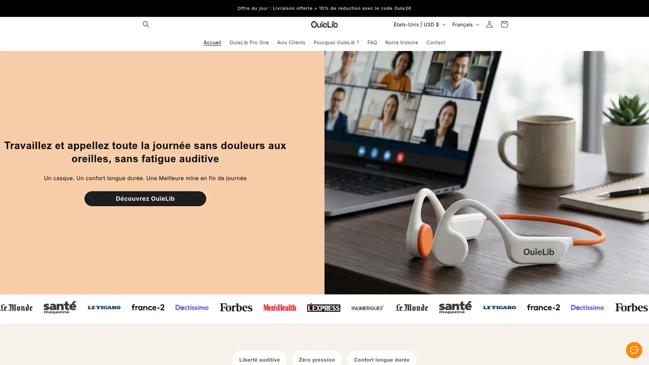 Screenshot de OuïeLib