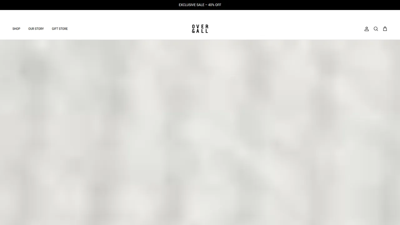 Aperçu du site Over & All Design