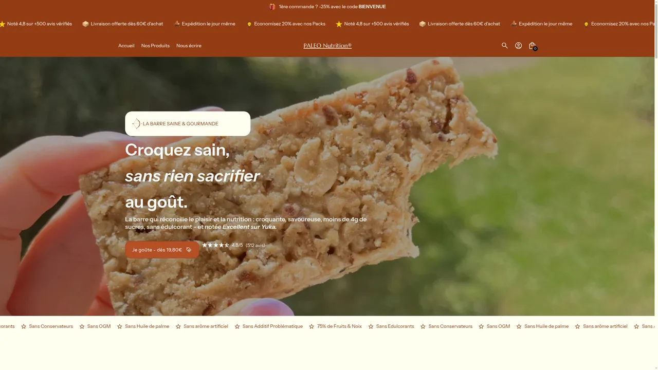 Screenshot de PALEO Nutrition/Alimentation Ancestrale pour Humain moderne
