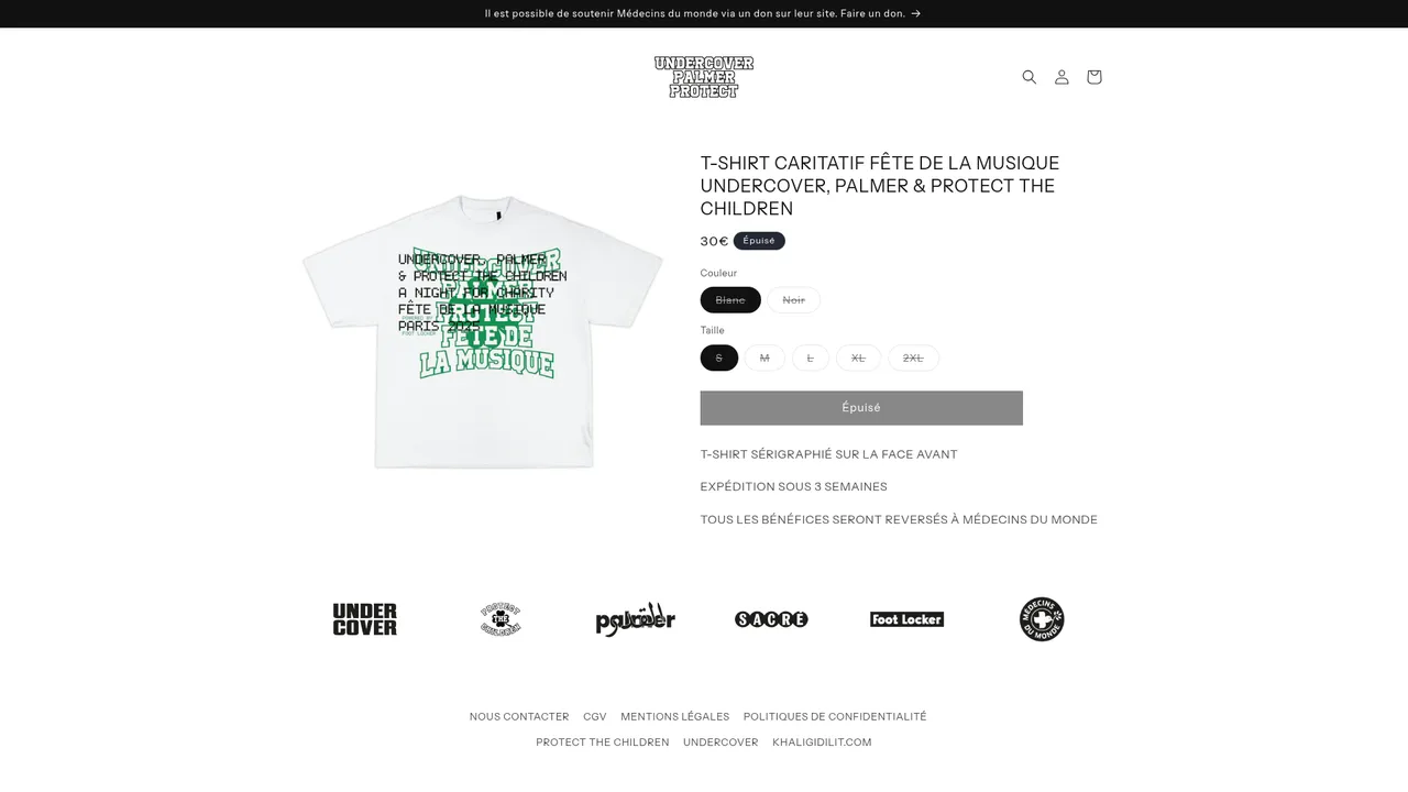 Screenshot de Palmer x Undercover
