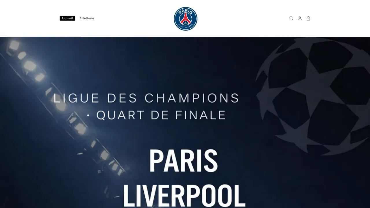 Aperçu du site Parc des Princes®