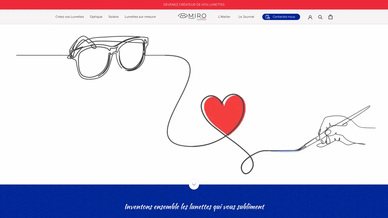 Screenshot de Paris – MIRO eyewear