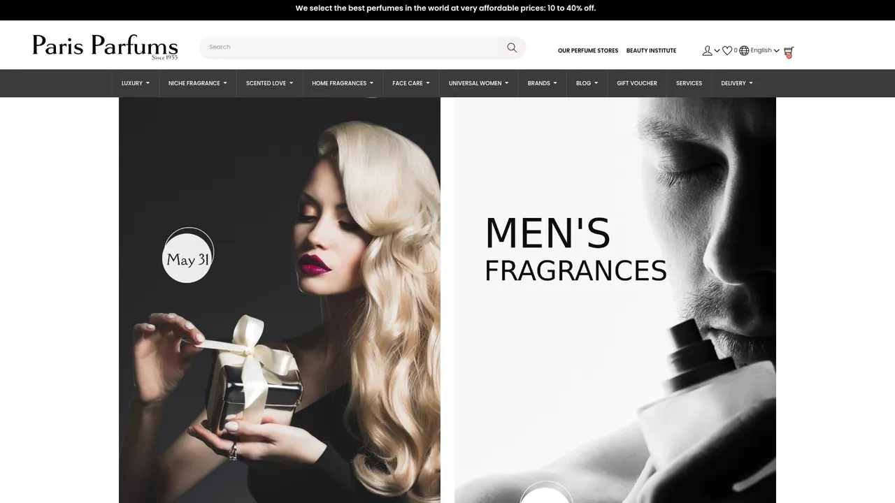 Screenshot de Paris Parfums