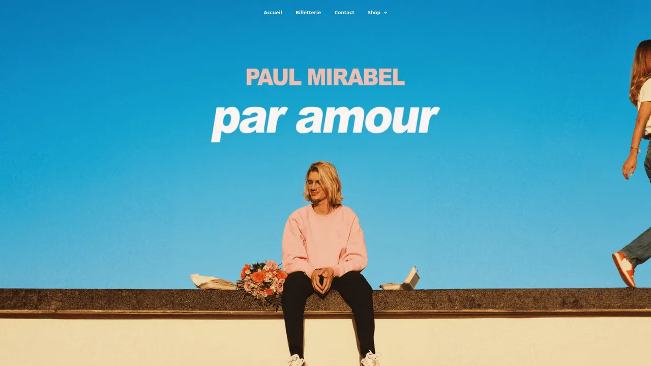 Screenshot de paulmirabel.com