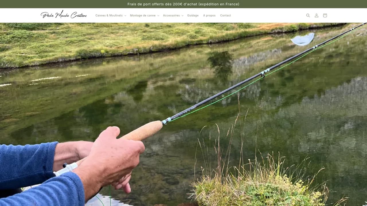 Screenshot de Pêche Mouche Créations