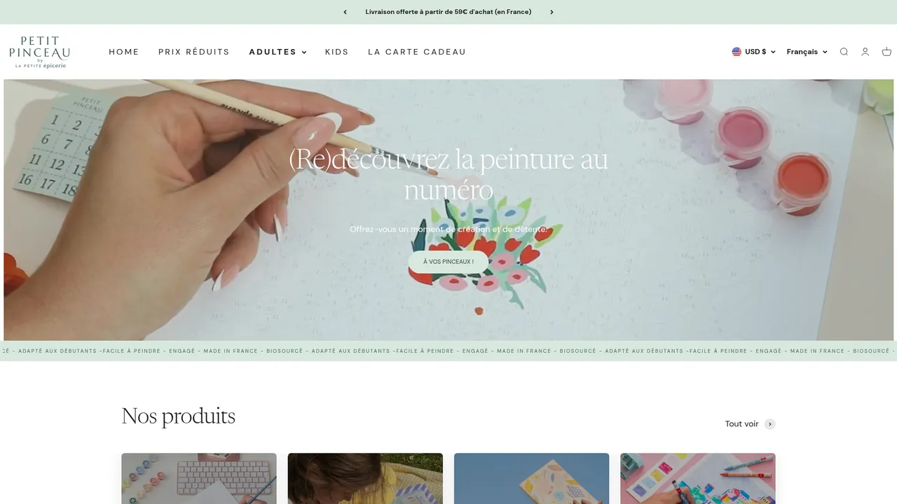 Screenshot de Petit Pinceau