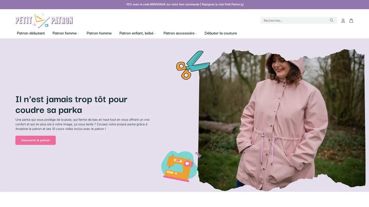 Screenshot de petitpatron.com