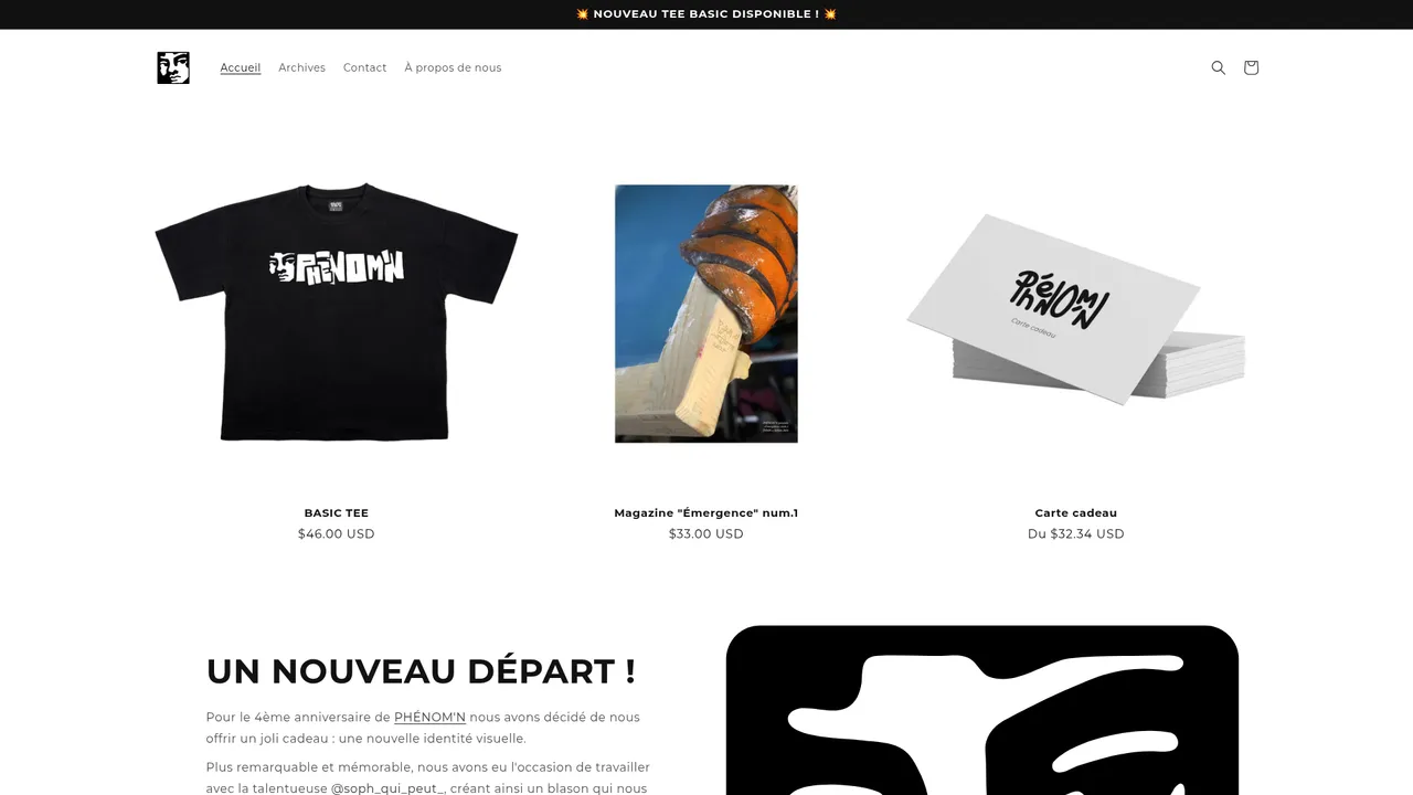 Screenshot de PHÉNOM'N