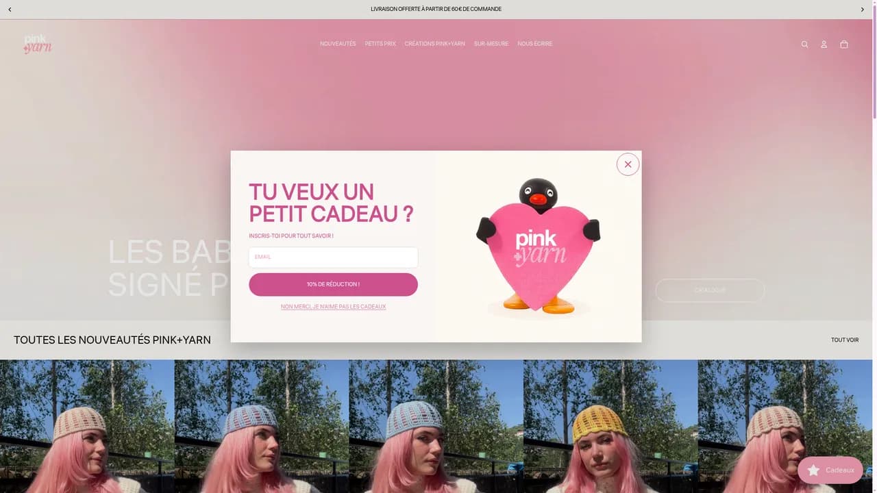 Screenshot de Pink+Yarn