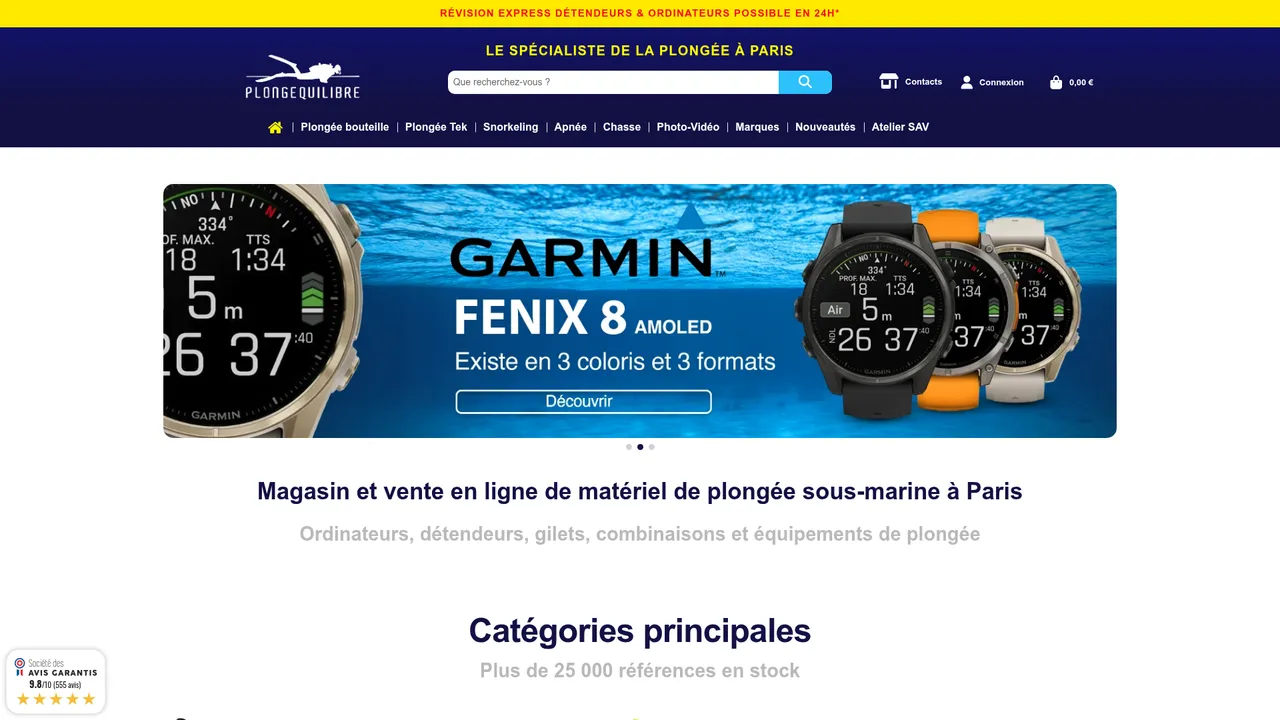 Screenshot de Plongéquilibre