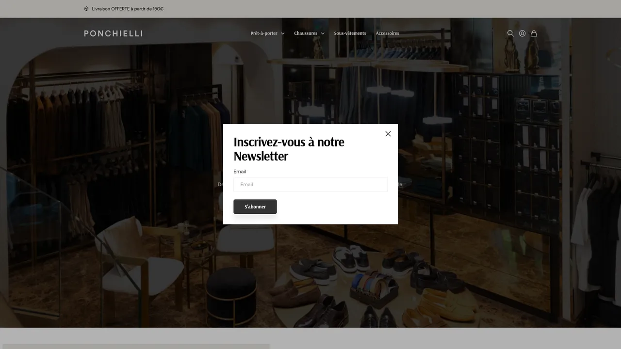 Aperçu du site ponchielliparis.com