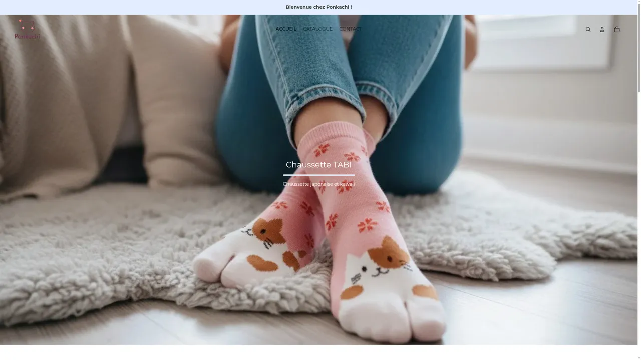 Screenshot de ponkachi.com