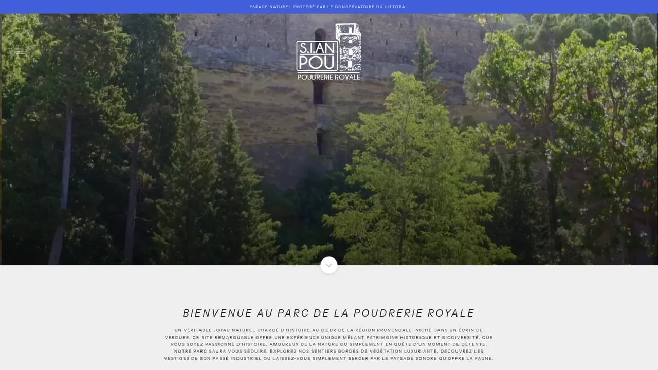 Screenshot de poudrerie-royale.com