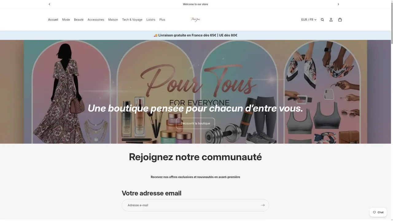 Screenshot de pour-tous.com