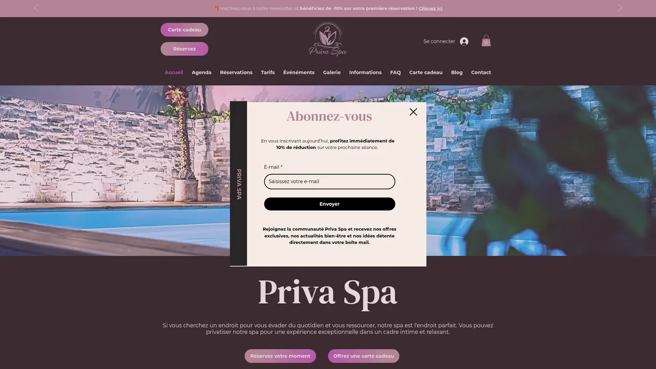 Screenshot de PrivaSpa