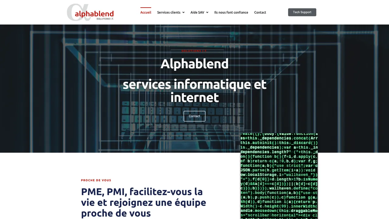 Aperçu du site Produits Pro : produits de nettoyage